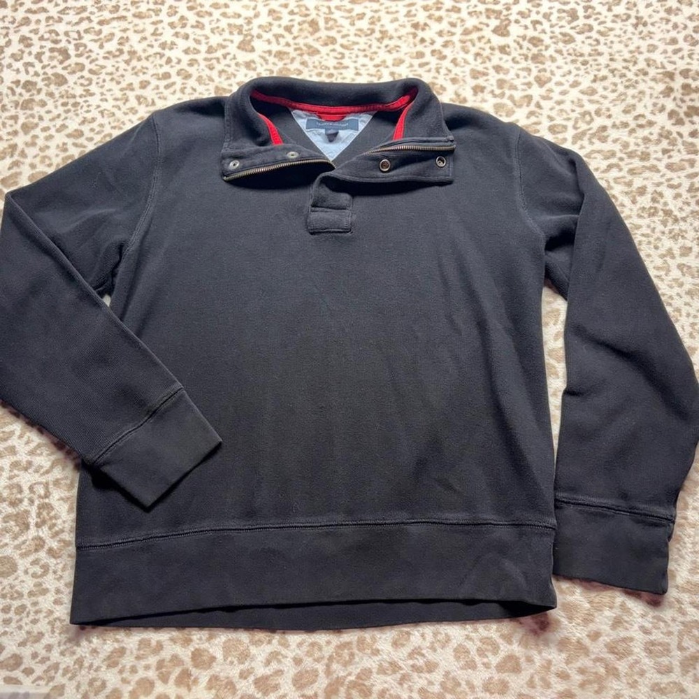 Tommy Hilfiger Snap-Collar Sweater